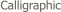  Calligraphic